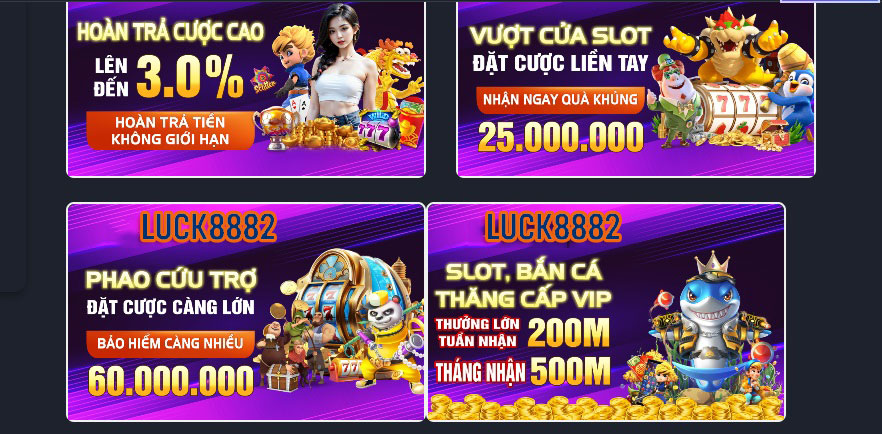 Khuyến mãi Luck8882